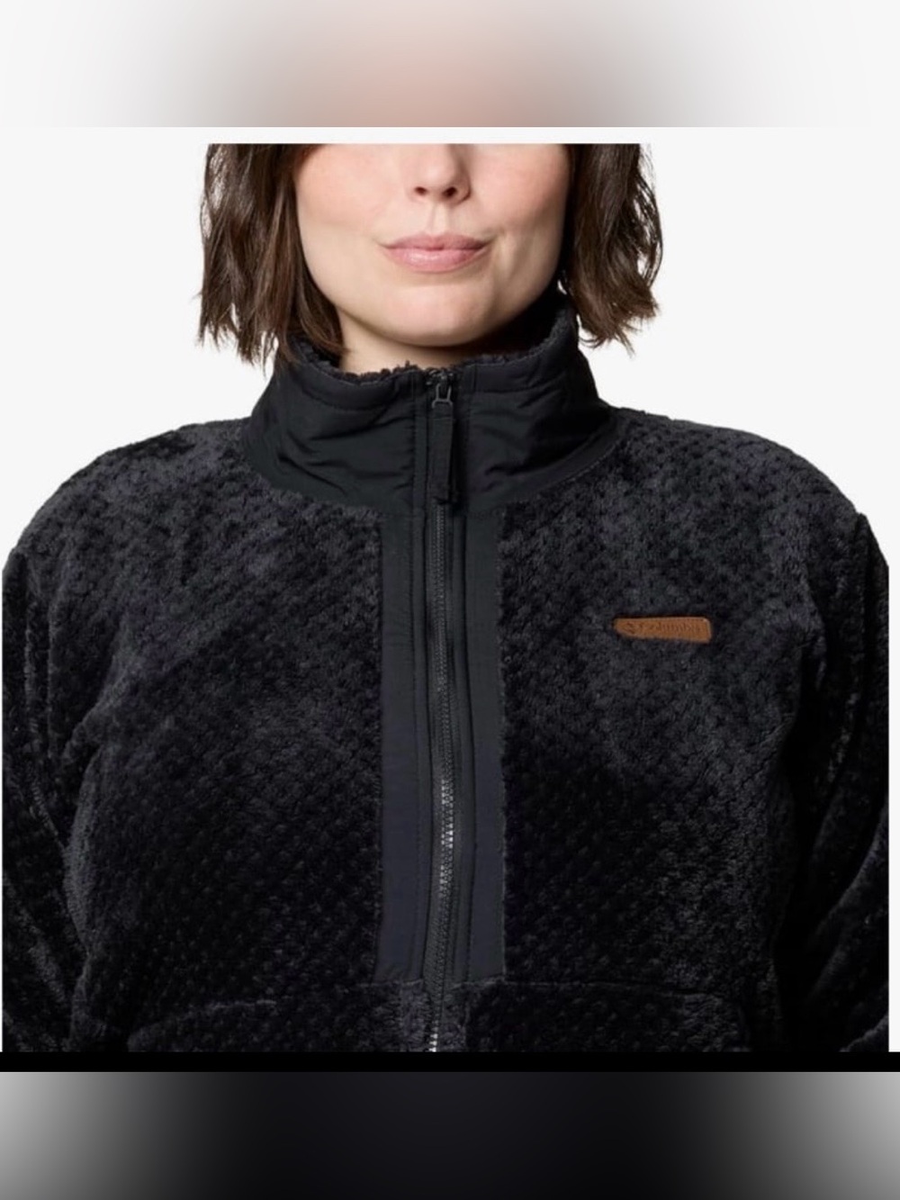 Columbia Black Fireside III Half-Zip Pullover Hoodie